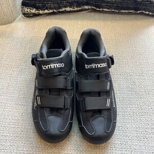 Tommaso Strada 200 Black Cycling Shoes Size 41 US 8 - Excellent condition
